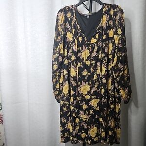 Floral Dress Sleeves Are Sheer